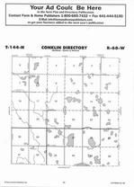 Conklin Township Directory Map, Stutsman County 2007